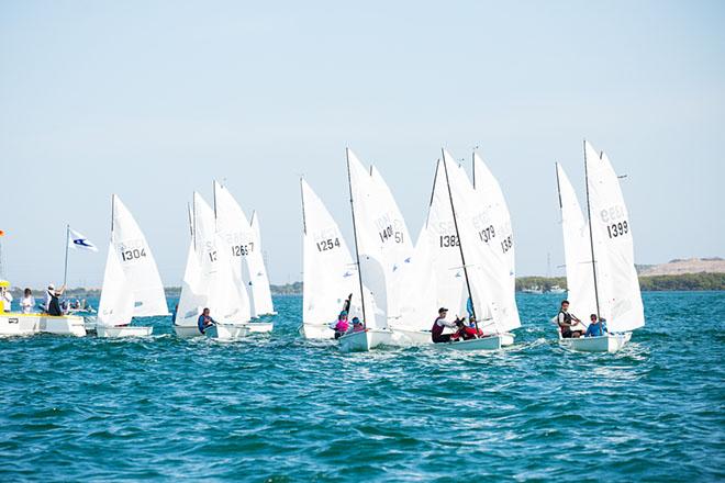 Yachting NSW Youth Championships 2015 Flying 11 start © Robin Evans